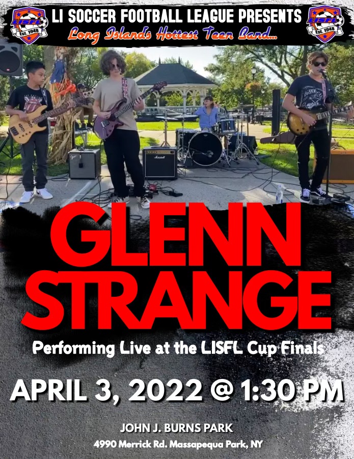 Glenn Strange to Perform Live at LISFL Cup Finals